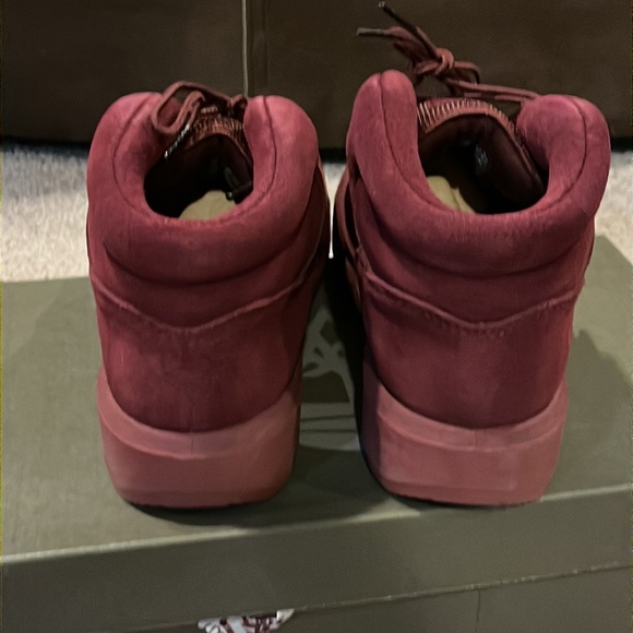 Timberland Field Boots F/L WP burgundy suede new waterproof Mens Size 10.5 - Picture 7 of 16